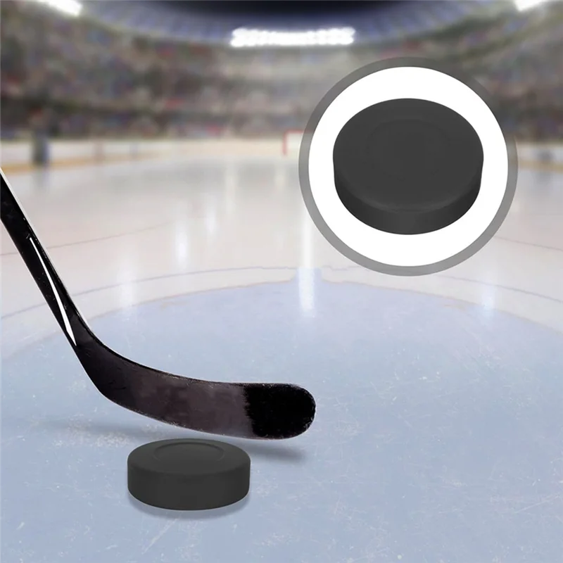 

Top!-4Pcs Ice Hockey Practice Rubber Sports Supplies Smooth Low Friction Sliding Training Roller Field Team Adults Children