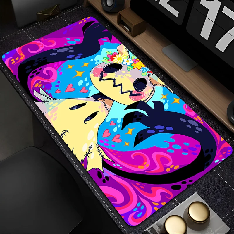 

Mouse Pad Anime Pokemon Mimikyu Carpe Large PC Gamer Computer Mausepad Varmilo Keyboard Gaming XXL Accessories Extended Desk Mat