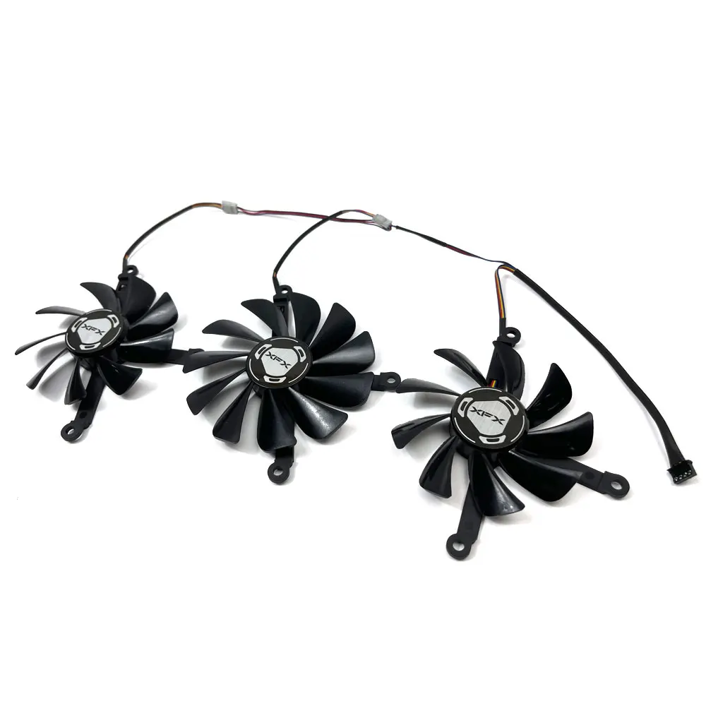 NEW 1SET CF1010U12S XFX Radeon RX 5700 XT GPU Fan，For XFX RX 5600 XT、RX 5700、RX 5700 XT Video card cooling fan