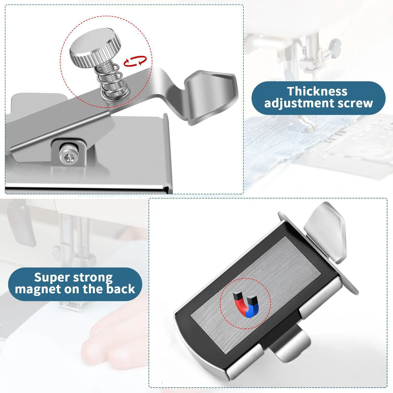 신제품 인기 다기능 자석 세팅 도구 평면 자동차 다용도 초강력 흡착 가정용 재봉틀 위치 지정기