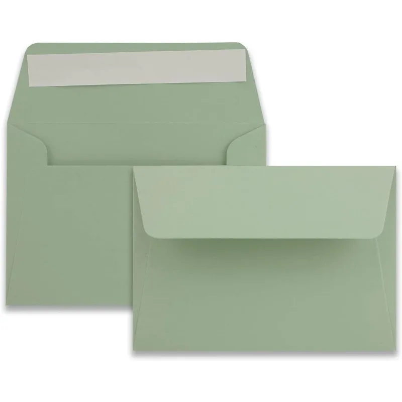 

50Pcs 12.5x17.5cm Colorful Blank MiniPaper Envelopes Wedding Party Invitation Greeting Cards Gift Cover NewYear GreetingEnvelope