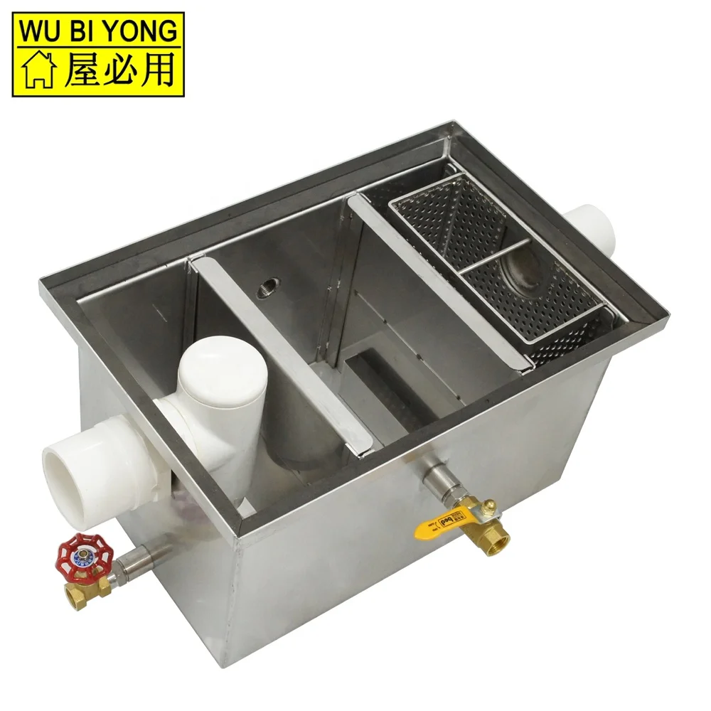 304 SS GREASE TRAP FOR SEPARATE OIL AND WATER