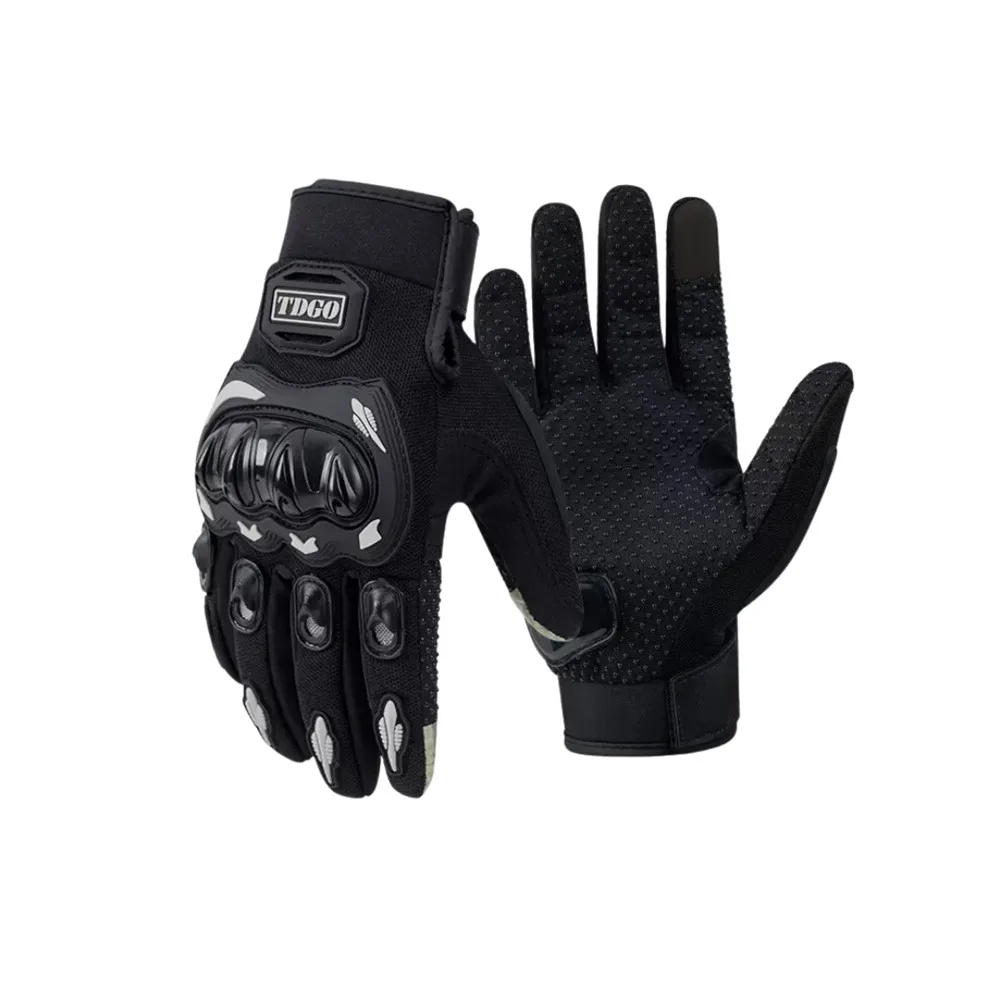 Motorcycle riding gloves for summer men full-finger breathable gloves anti-fall bicycle gloves