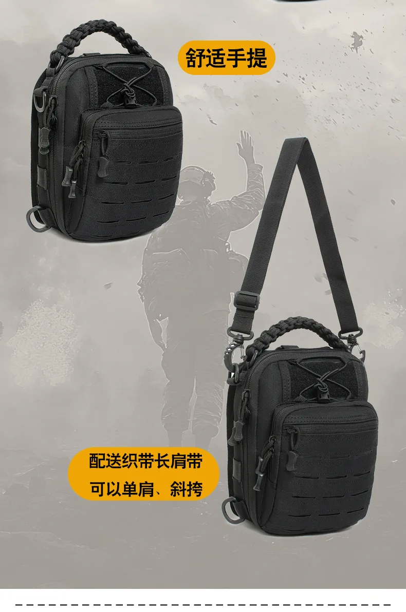 アウトドアスポーツサイクリングバッグ一体型クロスボディ小型チェストバッグ戦術ショルダーバッグ実物アウトドア用品cs