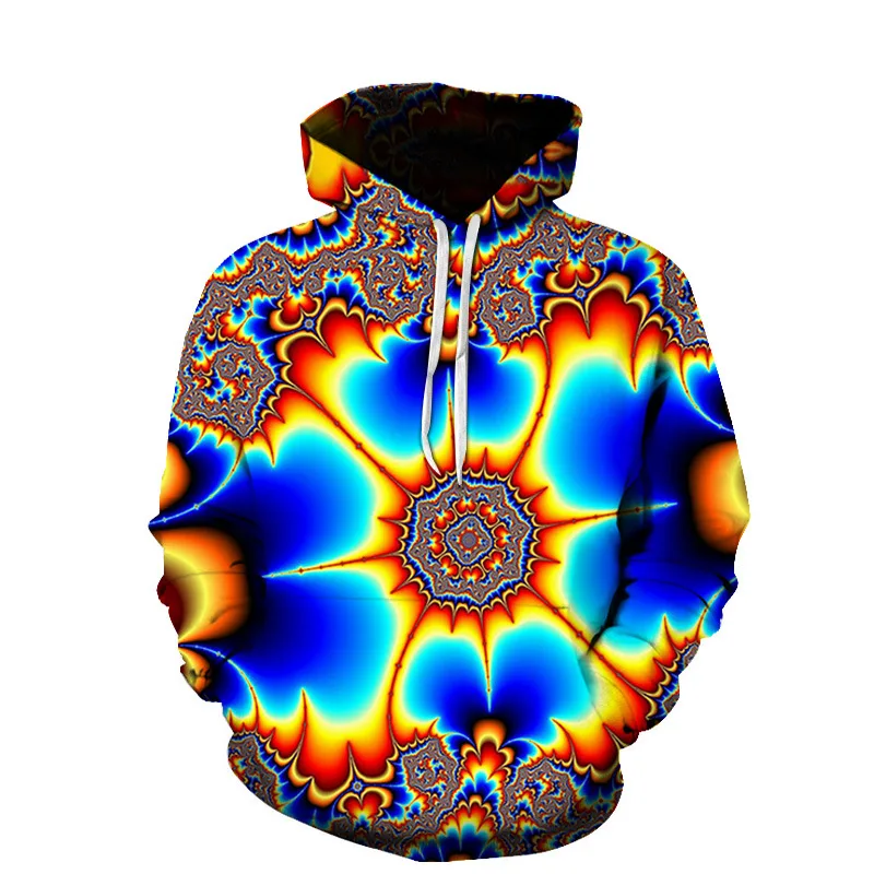 Unisex 3D Creative Block Series Printed Women\'s Hooded Sweatshirt Casual Fashion New Men\'s Hoodies Popular Couples Sudaderas