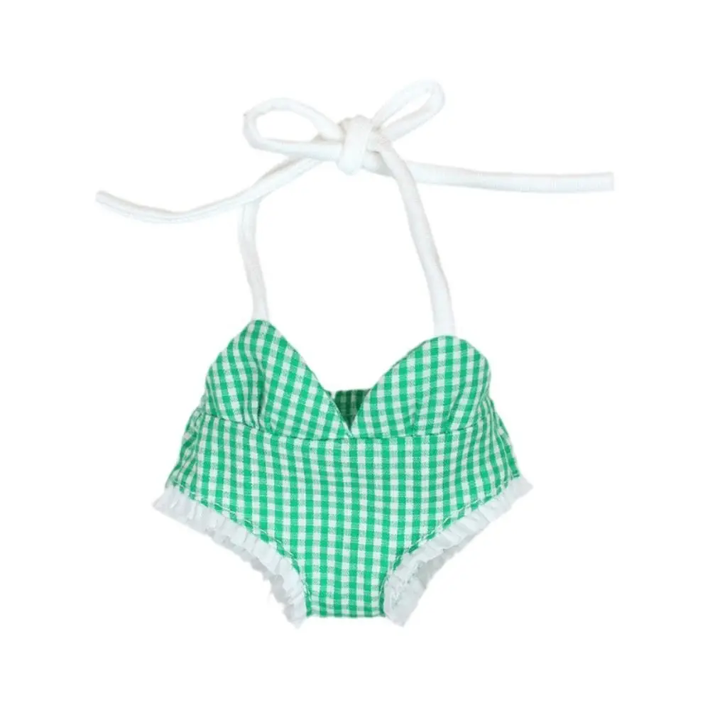 Strap Pants Cotton Doll Bikini Suit Overall Mini Cotton Doll Swimsuit Suit Cute Lovely 20cm Doll Swimming Outfit Children Gift