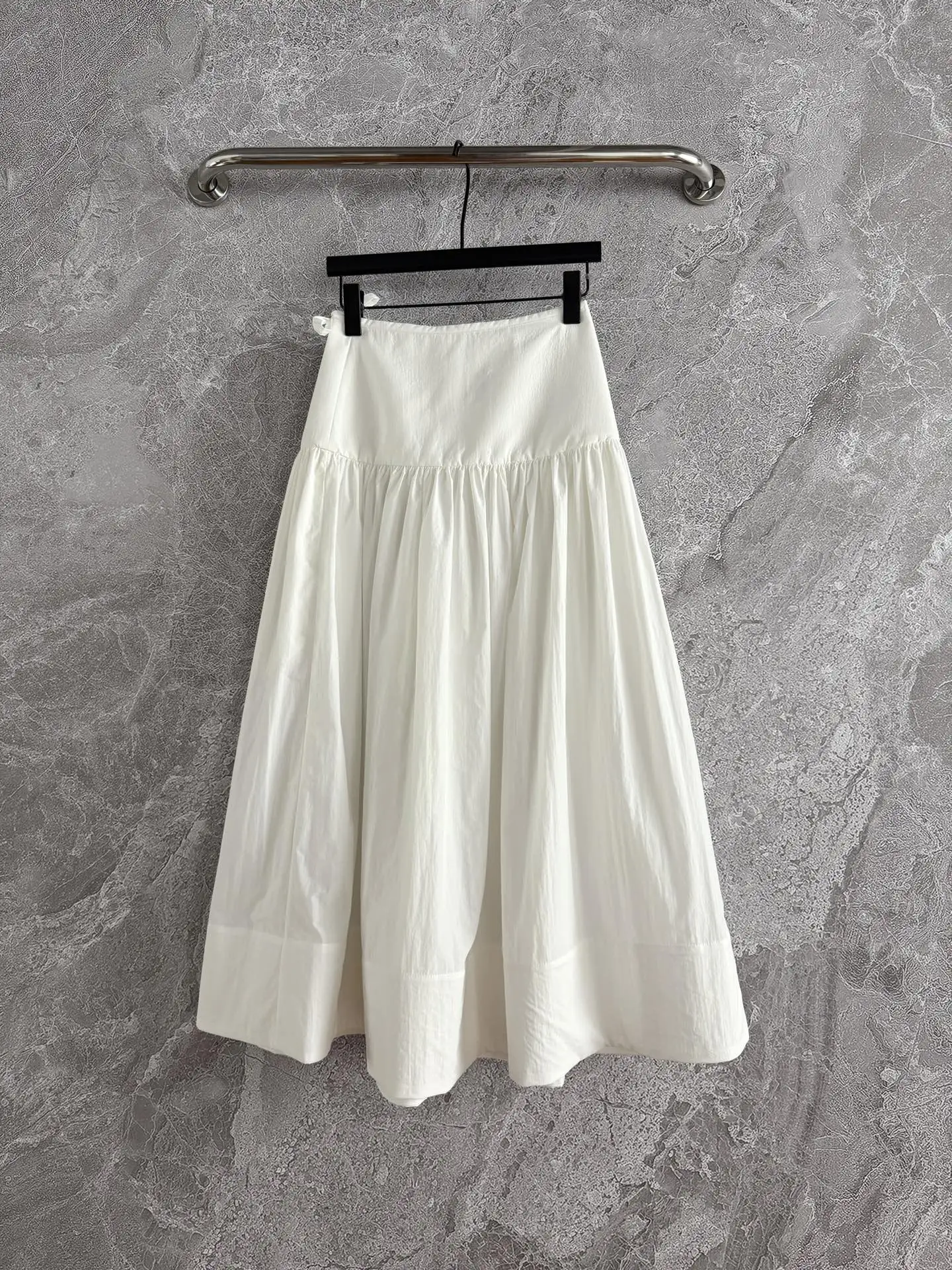 2026 summer cotton lace up skirt