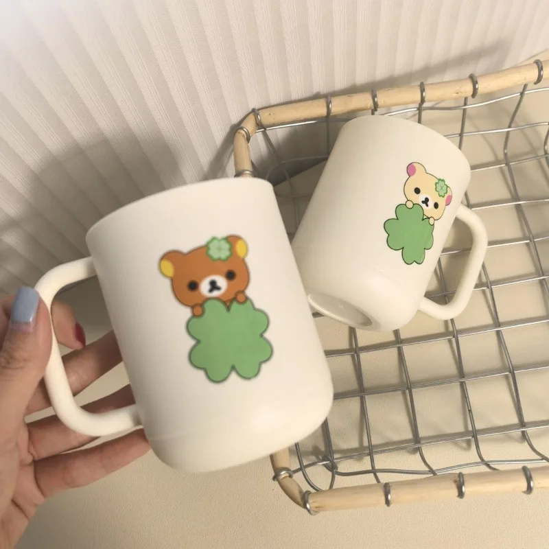 Rilakkuma wash couple mouthwash cup cartoon ins household high-looking toothbrushing mouthwash cup
