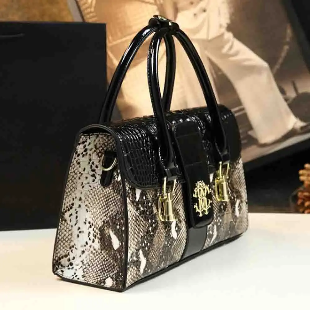 45Fashion Trend Noble Women Handbag Alligator Pattern Luxury Ladies Party Handbag and Purse Elegant Wedding Party Casual Tote