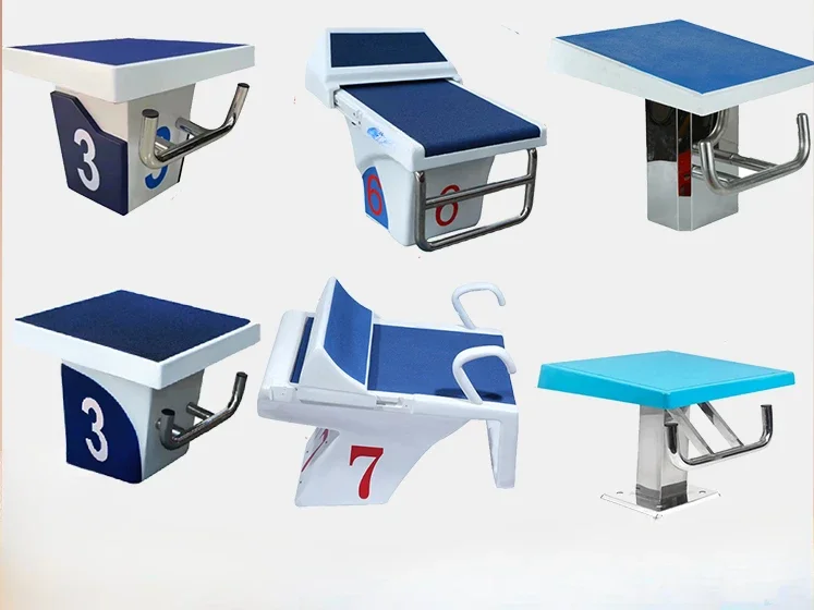 منصة روان حمام السباحة منصة الغوص منافسة السباحة المضادة للانزلاق المضادة للتآكل المنافسة الخاصة الألياف الزجاجية #2