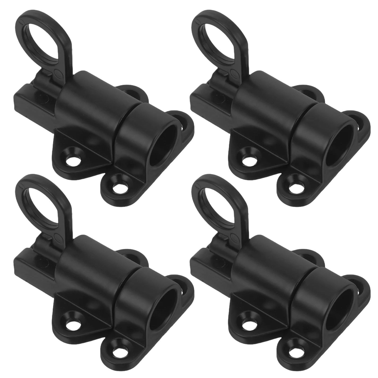 4 Pcs Aluminum Alloy Pin Bolt Latch for Cabinet Heavy Duty Self Closing Locking Latches Security Door