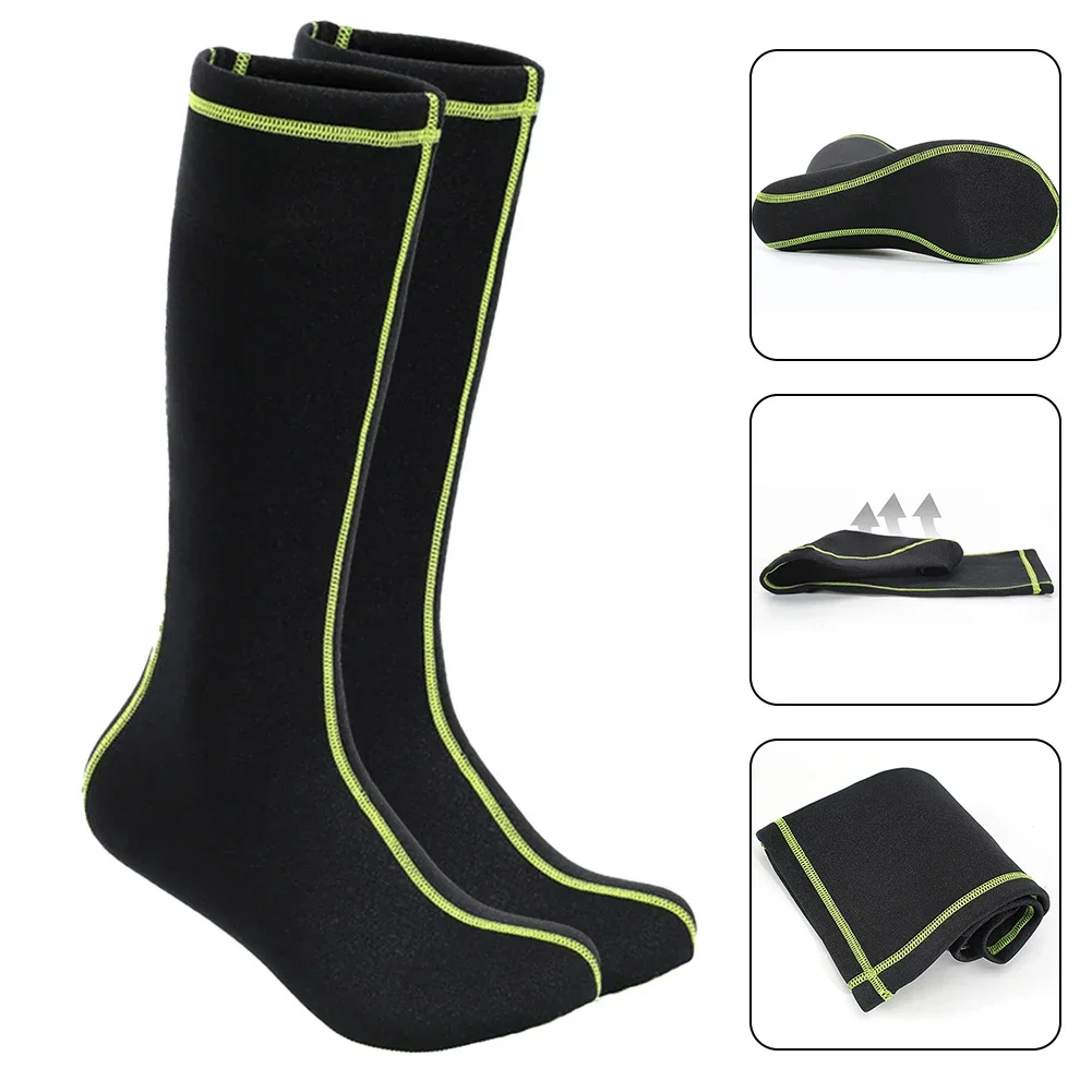 Drysuits Parts Wetsuits Diving Socks Water Sports Elastic Socks For Tightness Neoprene 1 Pair Anti-slip Particle