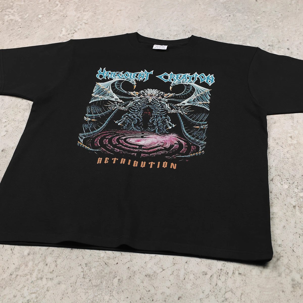 Malevolent Creation T-Shirt Death Metal Graphic Heavy Extreme Metal Band Print Cotton Short Sleeve Casual Men's Tops Shirts Tee