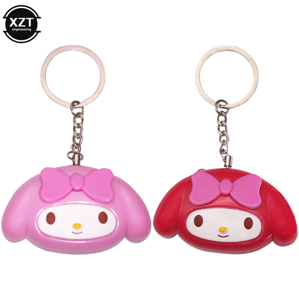 Cute Mini Self Defense Keychain Alarm Super Loud Personal Security Alarm Anti-Attack Emergency Alarm Keyring For Women Kids