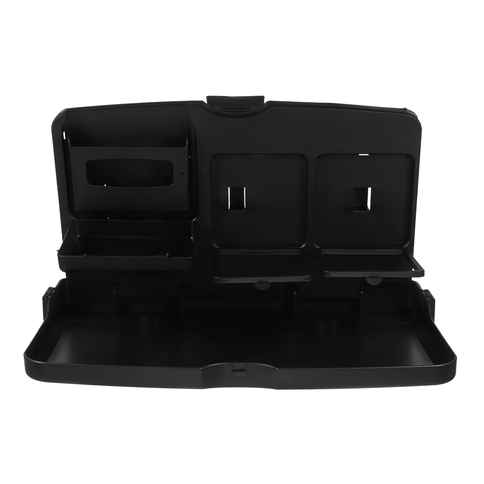 

Folding Seat Cup Holder Snack Backseat Organizer Durable Abs Universal Fit Storage Box For Suv Auto Accessories Interior Tray