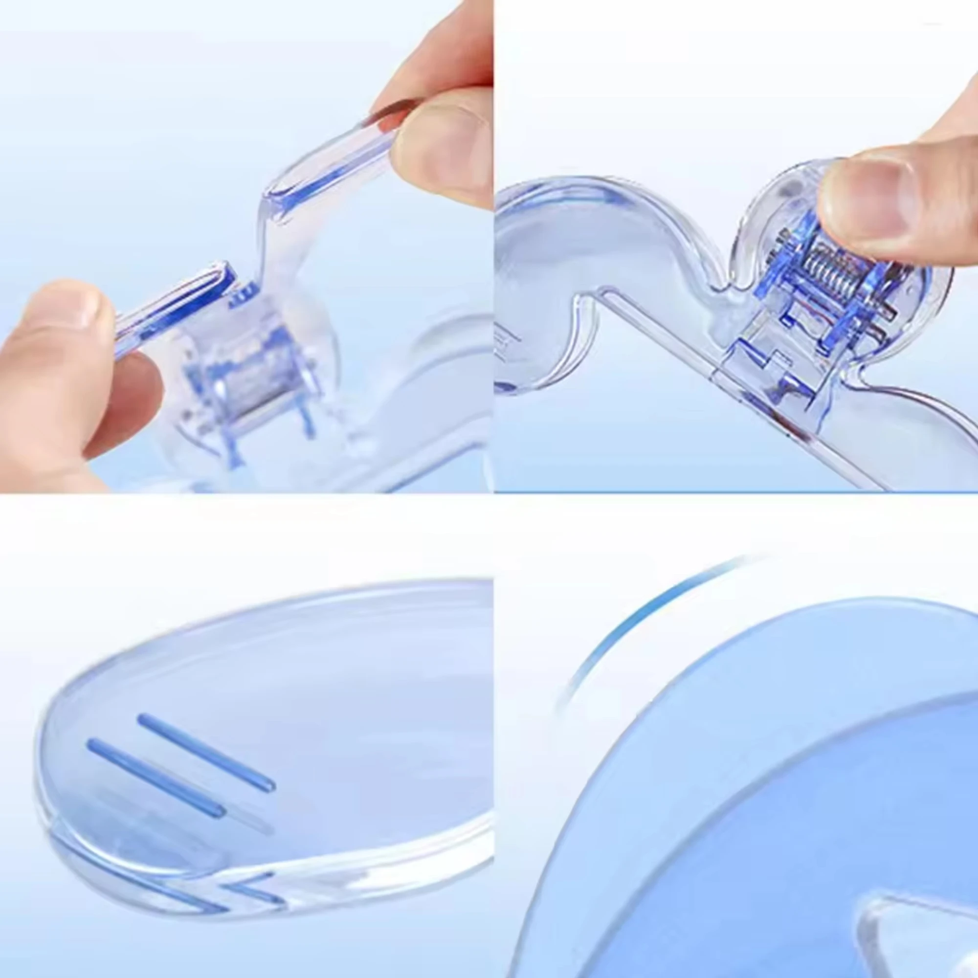 1pcs/3pcsTransparent Large Book Clip Note Functional Book Holder Portable Book Reading Practical Anti-Turning Fixed Clip