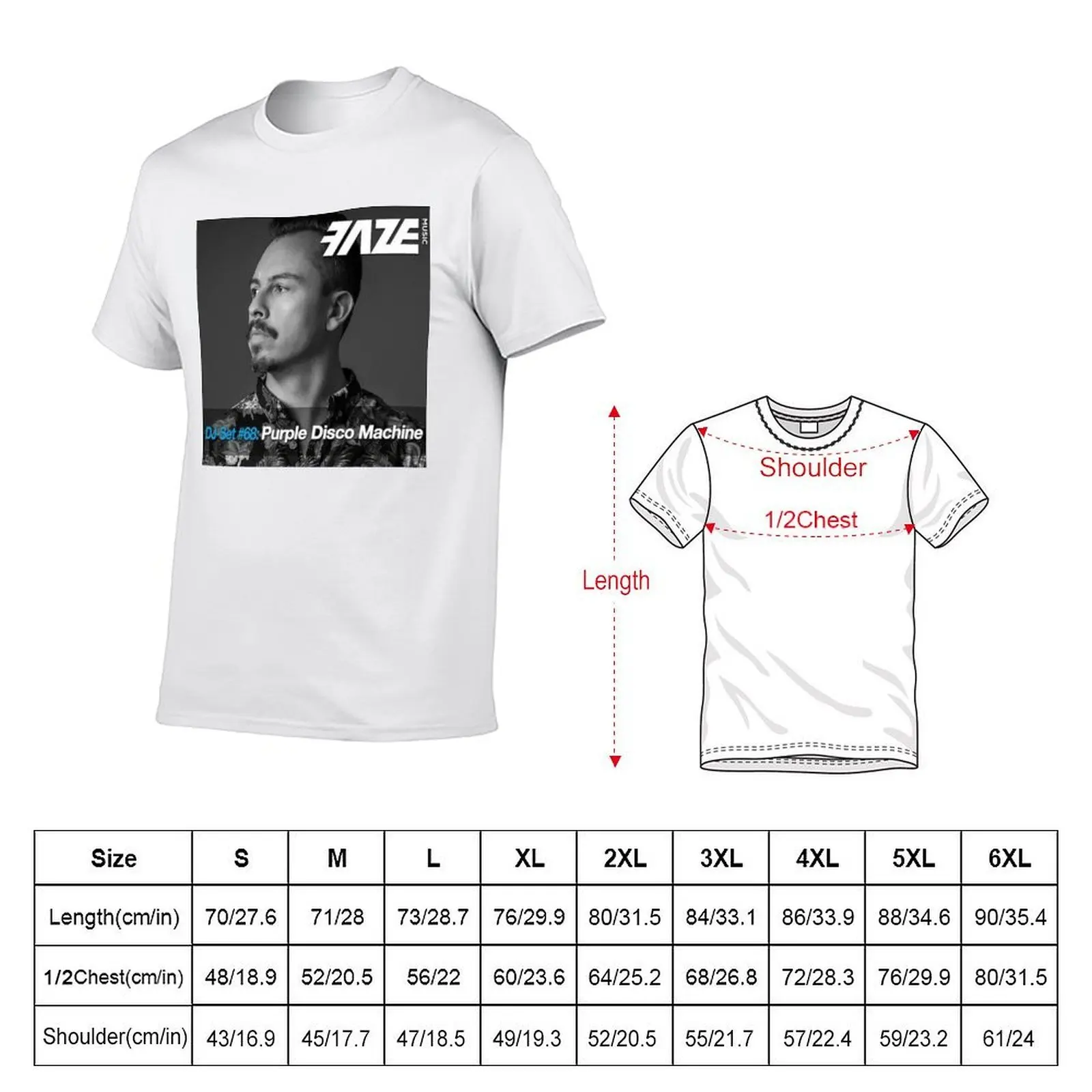 Purple Disco Machine - Faze DJ Set 68 Purple Disco Machine album 2017 T-Shirt cotton t shirts man 100% T-Shirt