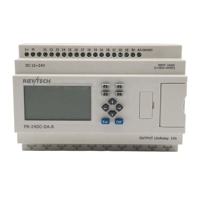 Suitable for PR-24DC-DA-R programmable logic controller PLC automation PLC ladder logic controller