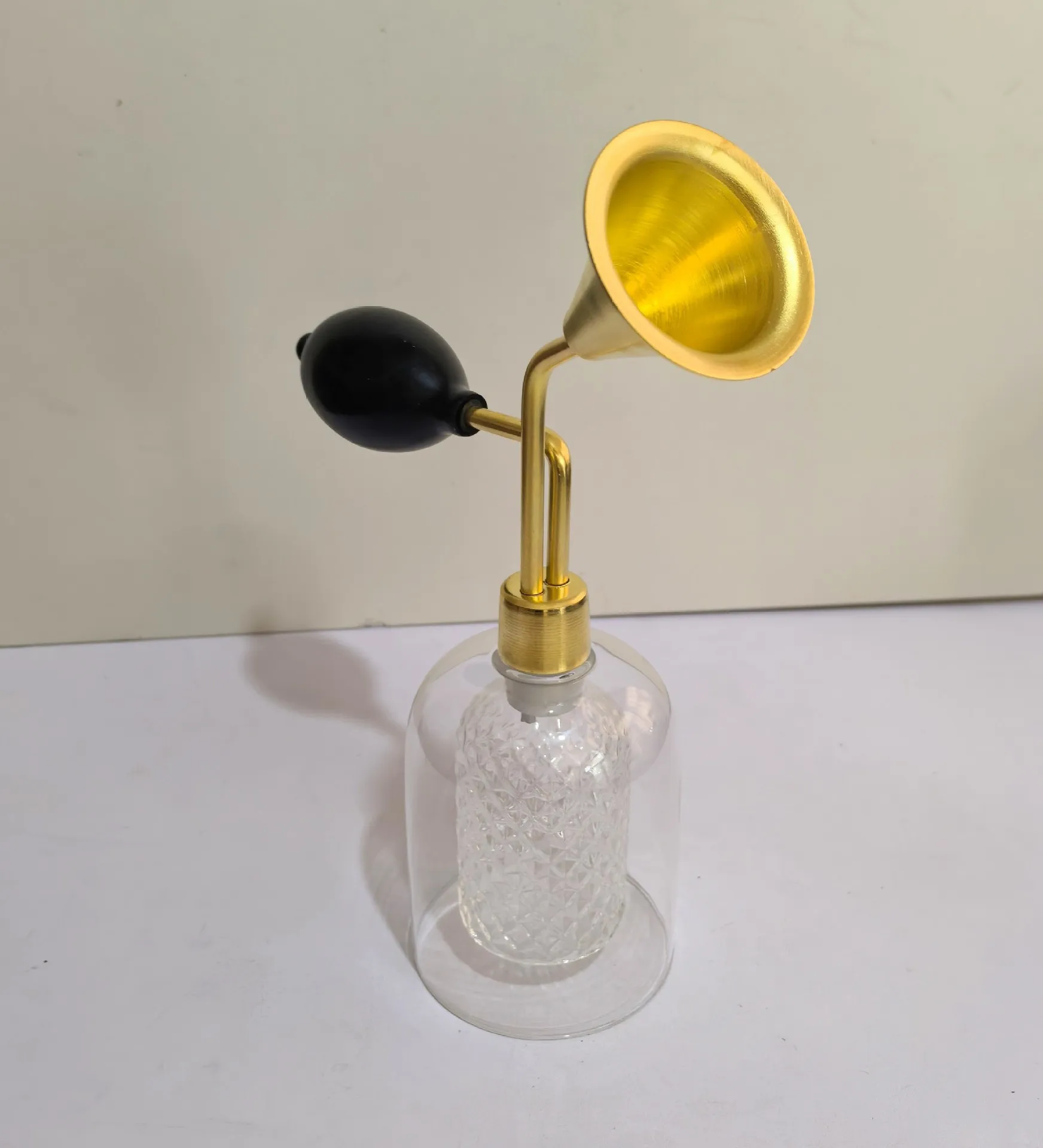 Brass Glass Aroma Sniff Bottle Multi Purpose Scent Tester For Essential Oil Coffee Liquor Perfume SPA
