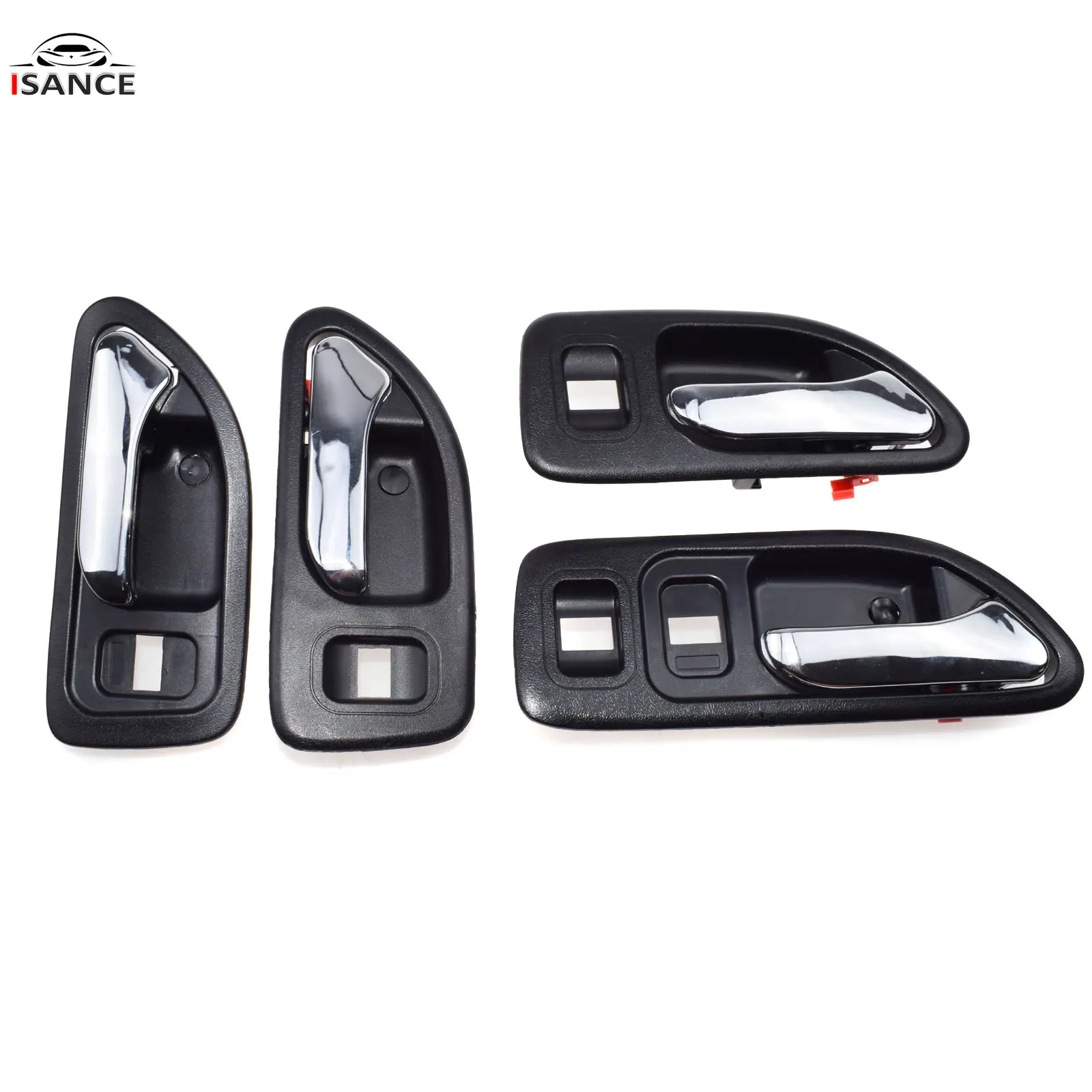 INSIDE INTERIOR DOOR HANDLE FRONT REAR LEFT & RIGHT SET For HONDA ACCORD 1994 1995 1996 1997 72165SV4003ZA 72126SV2003ZB