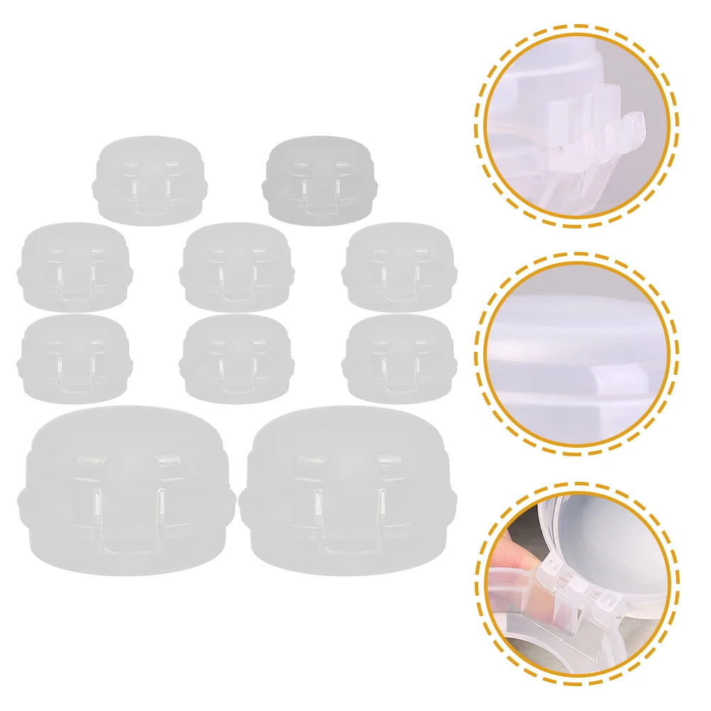 10 Pcs Gas Switch Protection Knob Cover Baby Proof Stove Covers Home Universal Clear