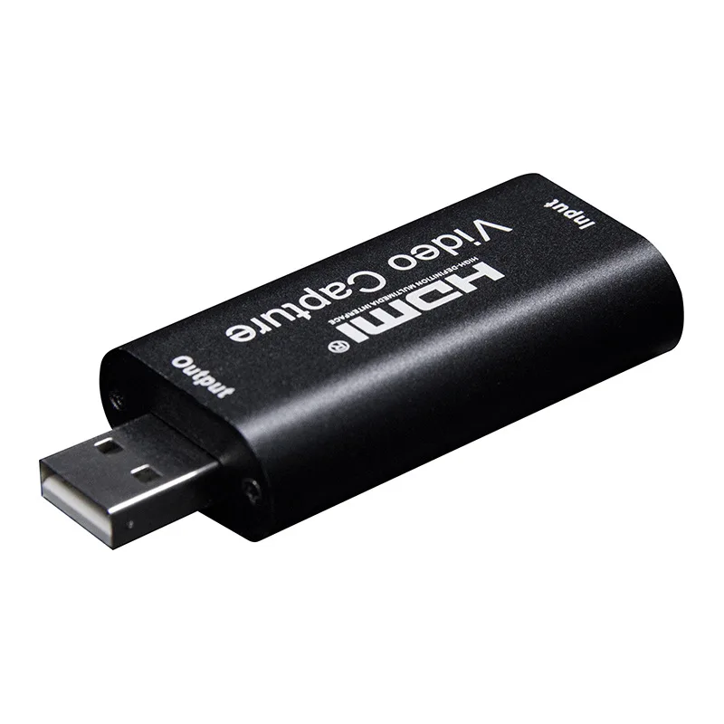 การ์ดแปลงสัญญาณ DTECH HDMI เป็น USB 2.0 จำนวน 2 ชิ้น รองรับความละเอียด 1080p 60hz การ์ดจับภาพวิดีโอเกม USB รองรับ 4k สำหรับการสตรีมสด