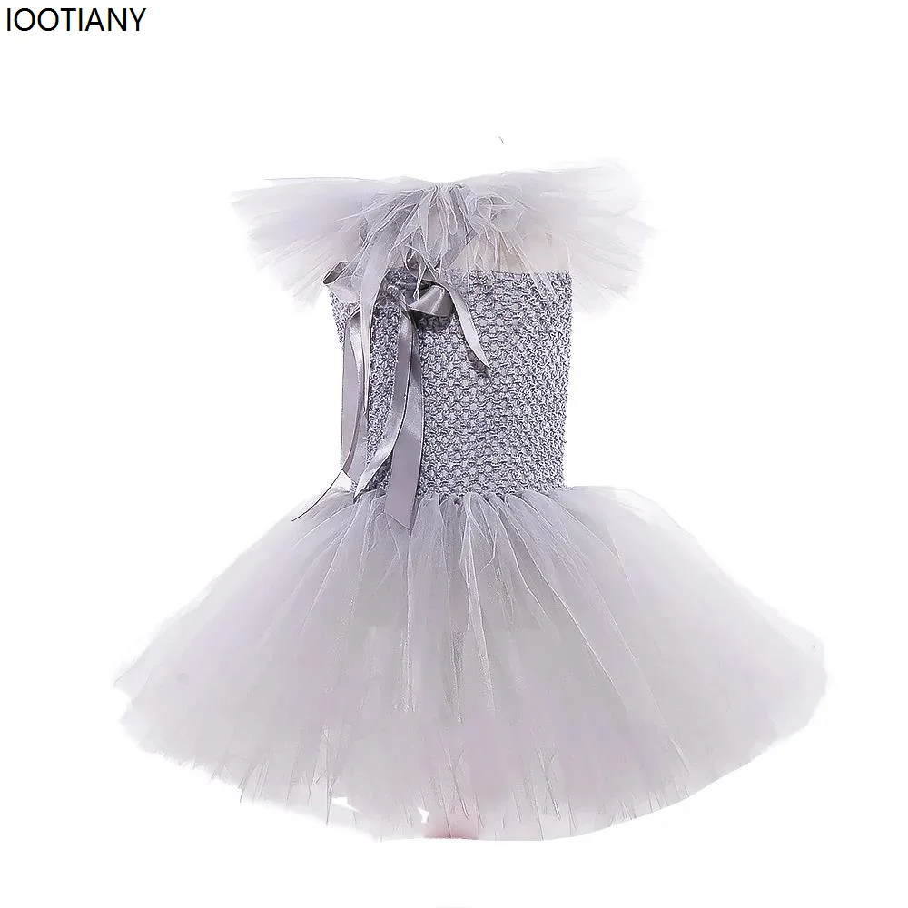 Joker détectée ywise-Robe Tutu en Maille pour Bol, Costume de Carnaval d'Horreur, Ensemble de Cosplay d'Halloween, Robes de Barrage pour Enfants, Tenues de Performance