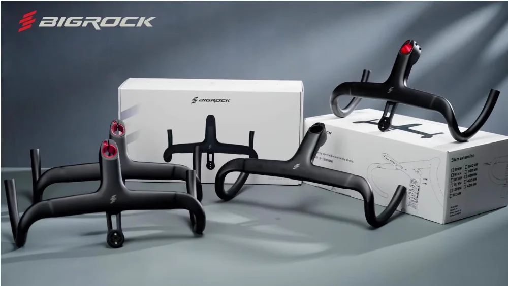 BIGROCK カーボンファイバーロードハンドルバー砂利ハンドルバーフル