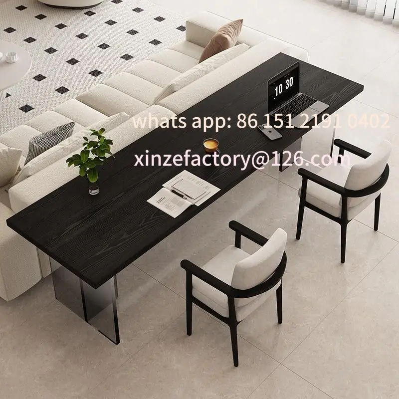 

Customizable living room sofa back long table household