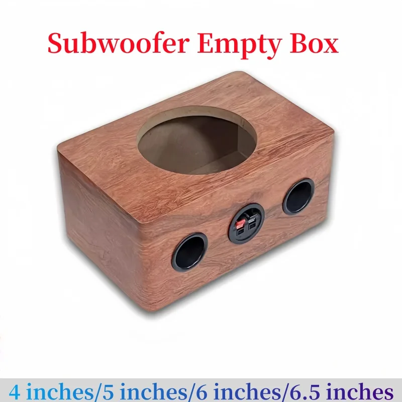 4/5/6/6.5 Inch Speaker Empty Box, DIY Speaker Box, 1 Piece Sound Box, Car Subwoofer Wooden Housing, Ceiling Mounted Empty Speake