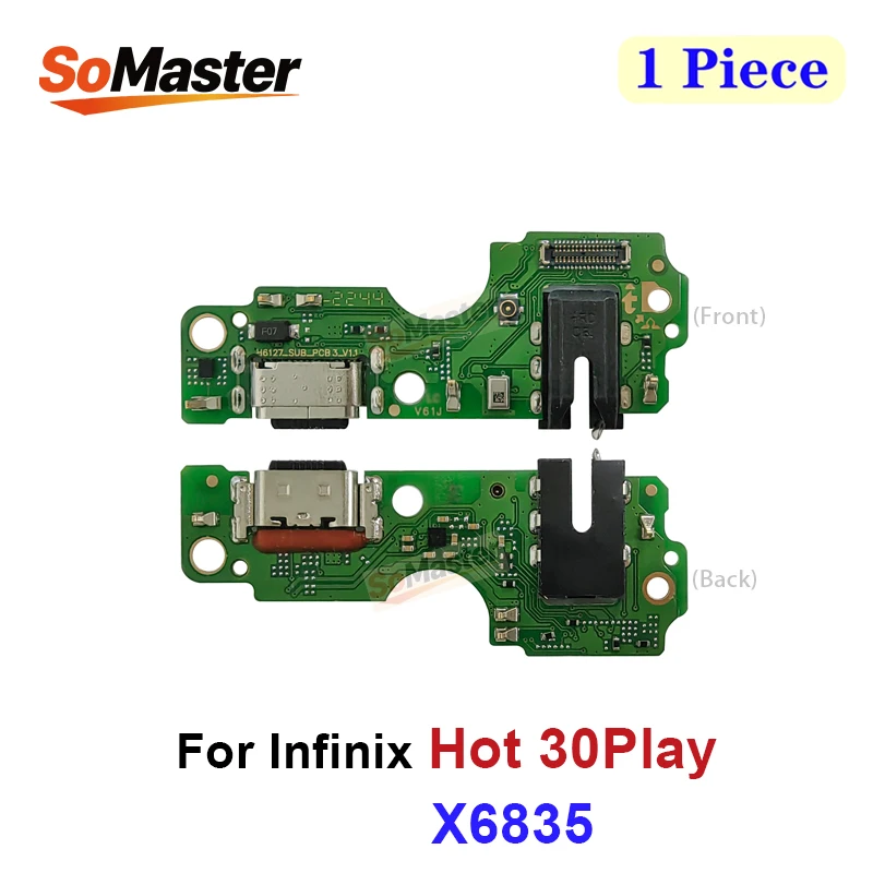 USB Charging Dock Board For INFINIX Hot 30i 30 Play 40i 40 PRO X6831 X6836 X669 X6835 Charger Port Connector Flex Cable Repair image 4