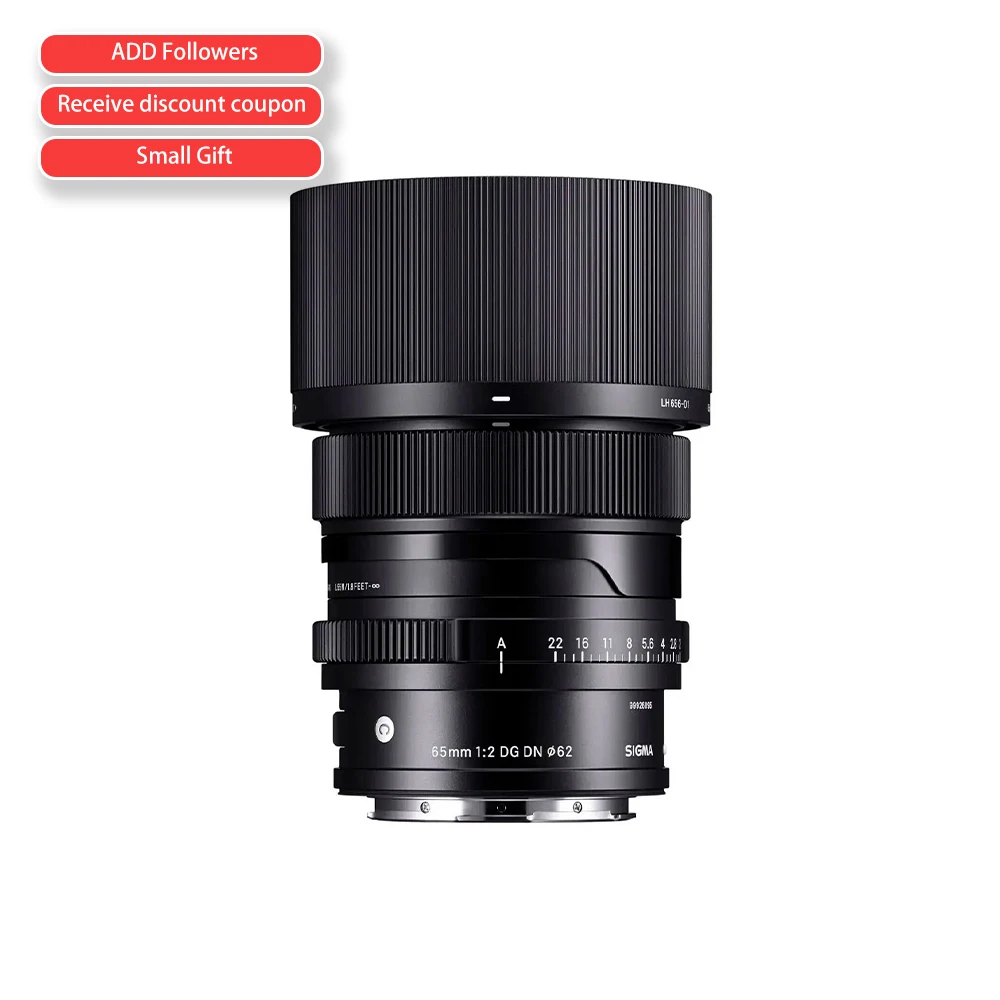 

Sigma 65mm f2 DG DN C Full Frame Micro Single Portrait Fixed Focus Lens for E Mount L Mount