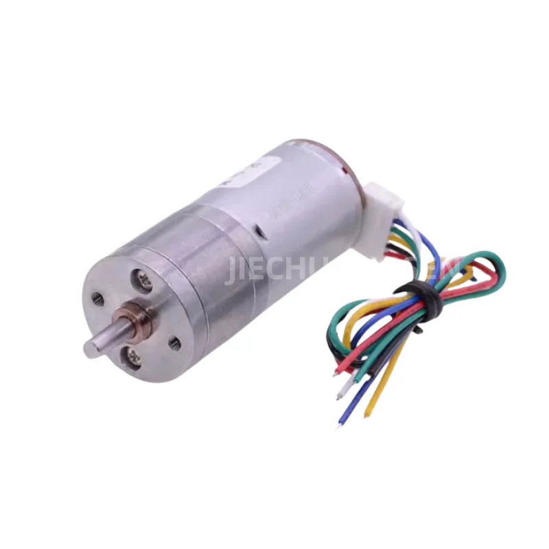 JGA25-370 DC Deceleration Motor 12V24V High Power High Torque Balance Car Motor Madamedium Speed Measuring Encoder Motor