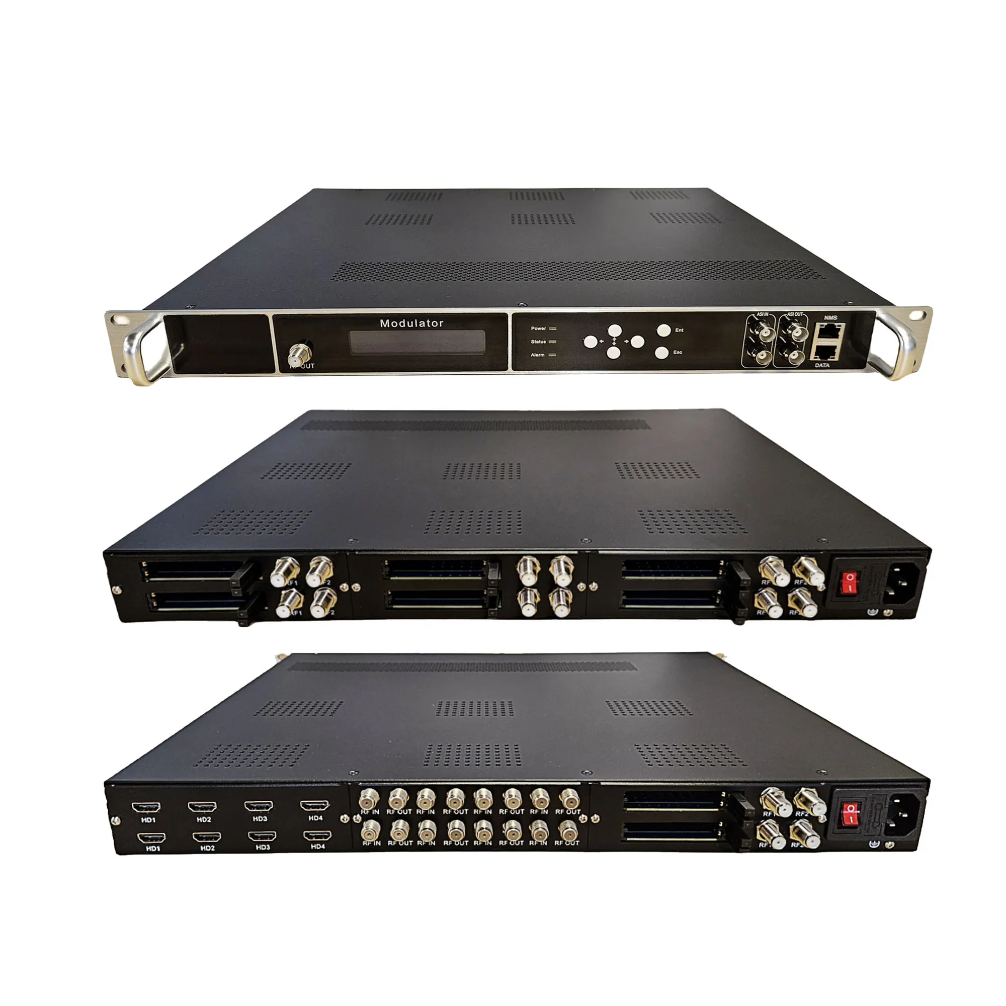 ENCODER + Tuner + CAM CI Decoder IPTV Digital TV Headend Equipment DVB-T, ISDB-T, ATSC, DVB-C Modulator