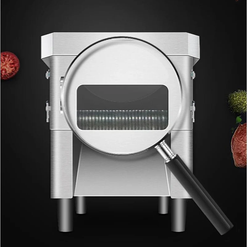 Small Desktop Stainless Steel Meat Cutter Fully Automatic Electric Food Chopper