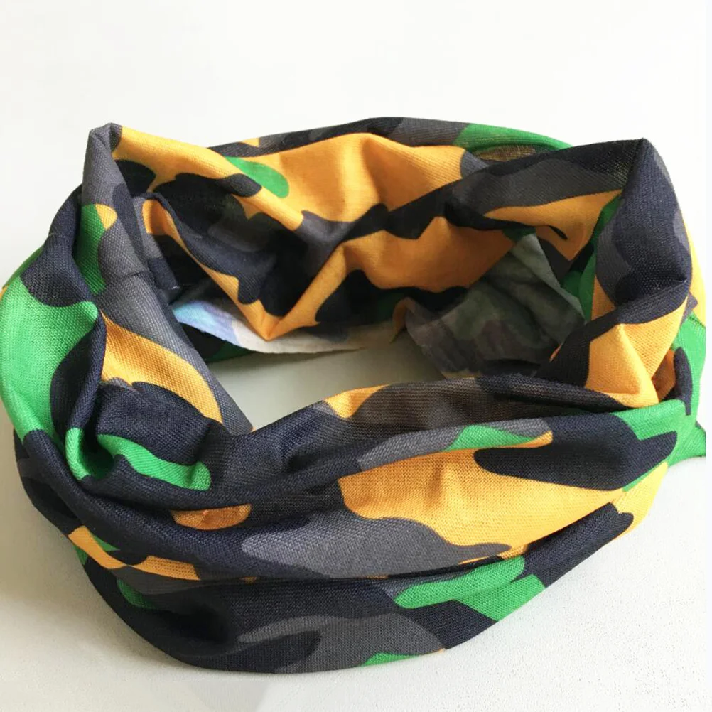 

5Pcs Multifunctional Headscarf Camouflage Seamless Unisex Headband Breathable Soft Lightweight for Yoga Hiking Cycling Neck