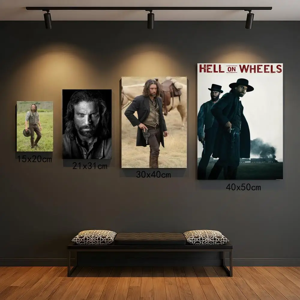 tv series H-Hell on Wheels-S Painting Calligraphy Elegant Botanical Decor for Living Room Modern Interior Design