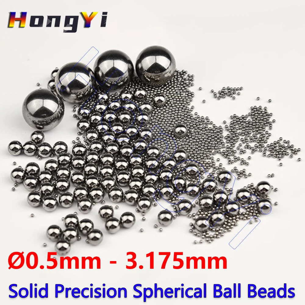 304 Stainless Steel Balls Dia 0.5 0.6 0.7 0.8 0.9 1 1.1 1.2mm to 3.175mm Solid Precision Spherical Ball Beads