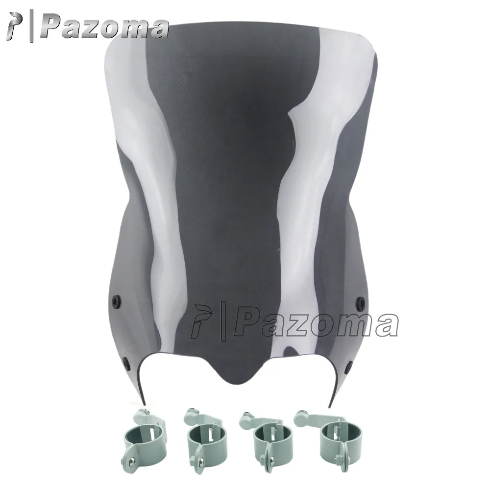 In Stock ! Pazoma Smoke Polycarbonate Scooter Windshield Motorcycle Windscreen for 06-16 SUZUKI BOULEVARD M109R