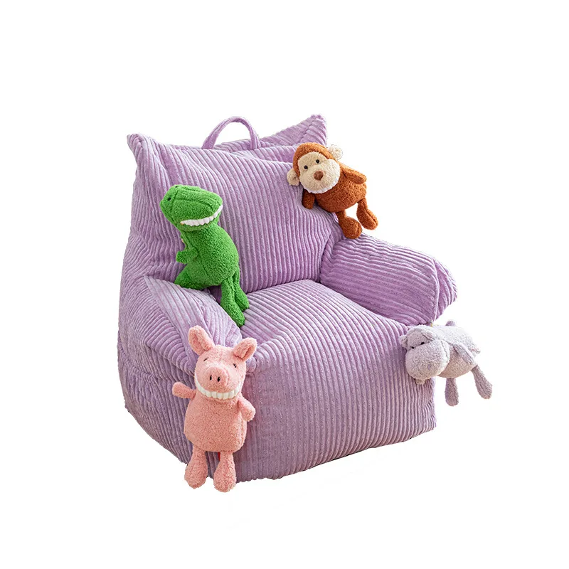 Soft High density Foam Cute Children Sofa Chairs Kids Lazy  Chair for Reading Room and Bedroom