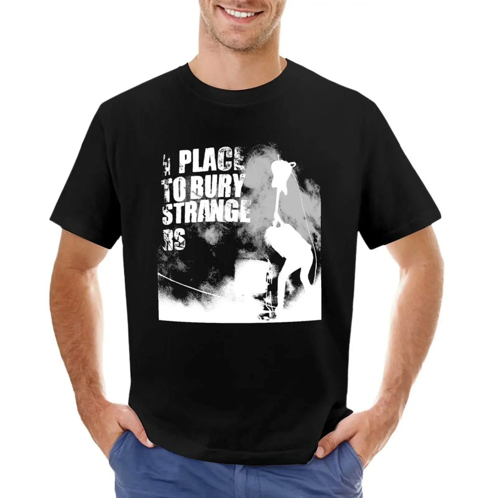 A Place To Bury Strangers T-shirt vintage anime t shirts for men