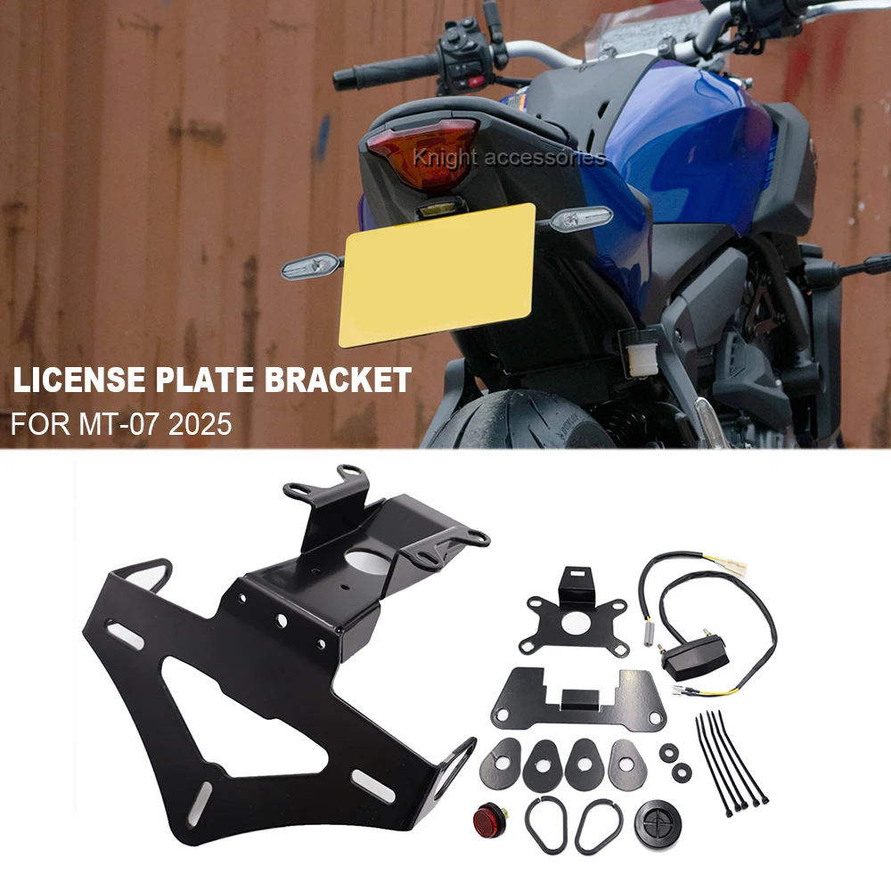 

For MT-07 MT 07 MT07 mt07 2025 Motorcycle License Plate Holder Fender Eliminator Registration Bracket