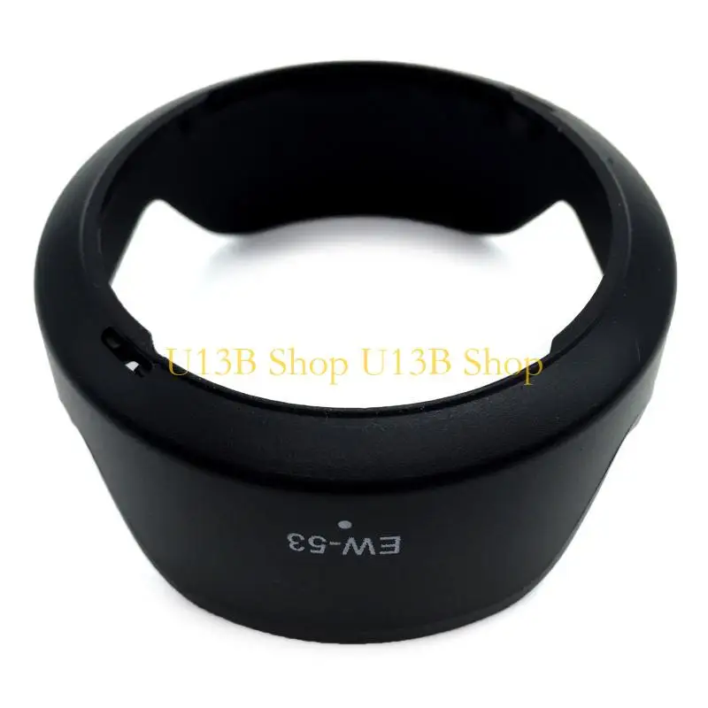 U13B EW-53 49mm EW 53 EW53 렌즈 후드 가역 카메라 EF-M 15-45mm f/3.5-6.3은 카메라 보호기 액세서리 용입니다.
