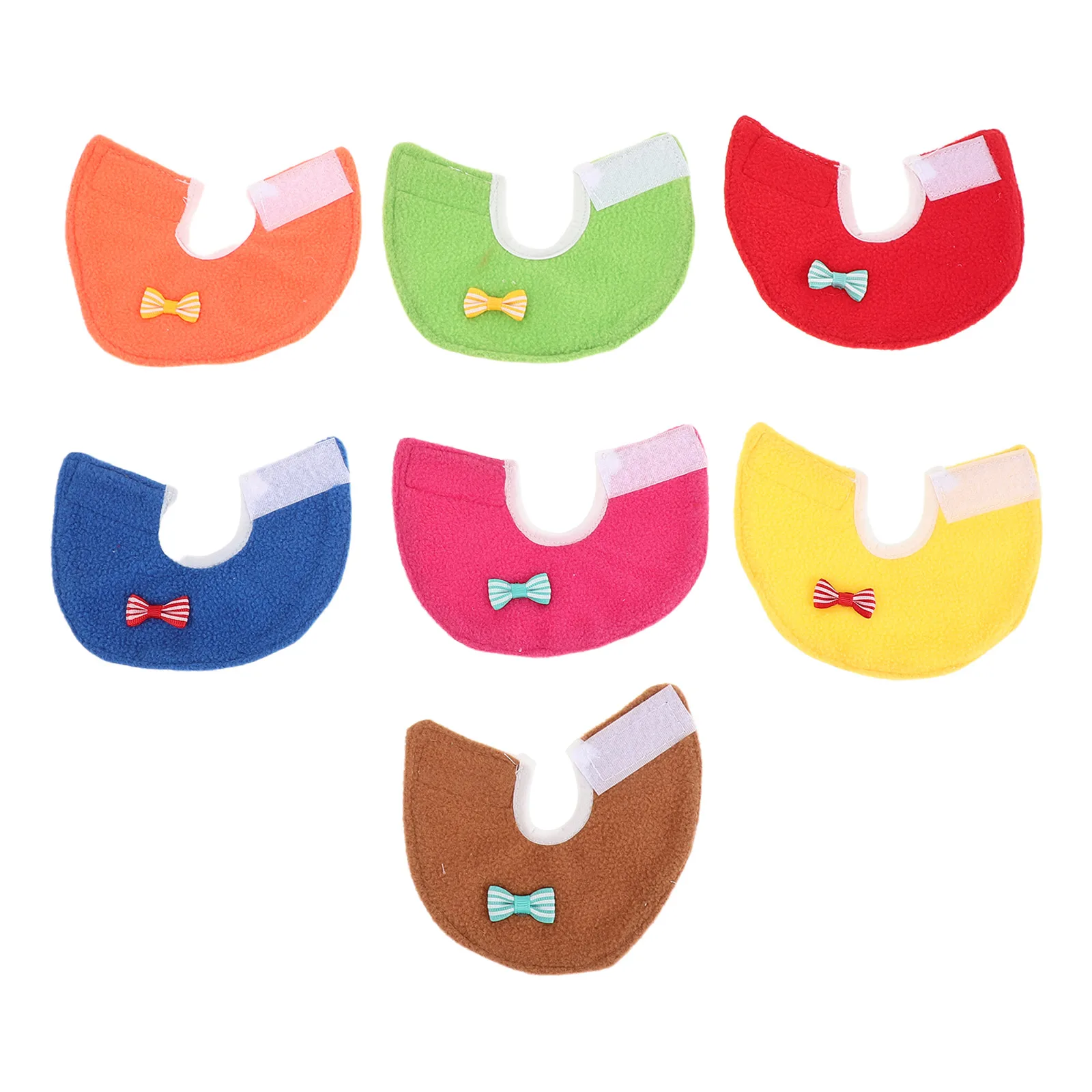 

7pcs Pet Bird Collar Anti Bite Elizabethan Recovery Cone For Parrots Parakeets Plume Protection Windproof Neckwear Shield Bird
