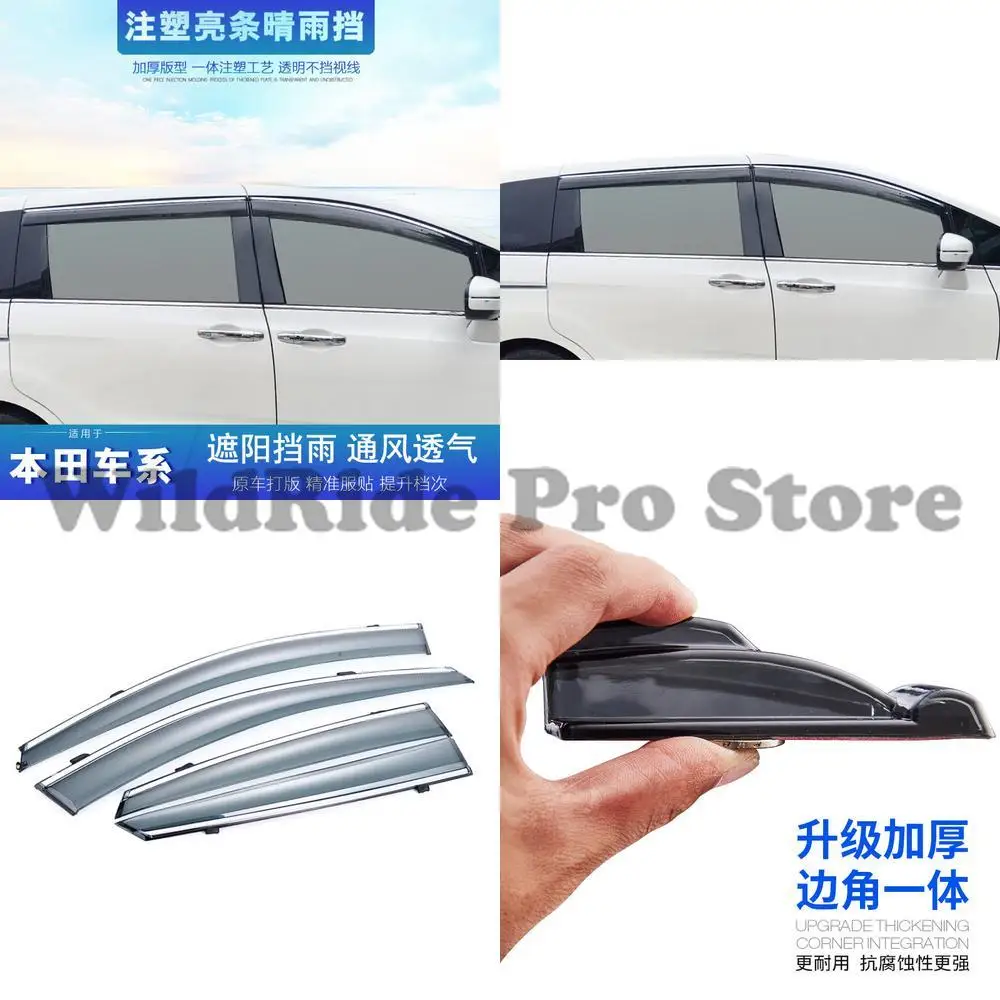 

1 set Windshield Rain Deflector for Honda Odyssey Hybrid 19 Model Compatible with New and Old Versions Eliseen Window Visor Retr