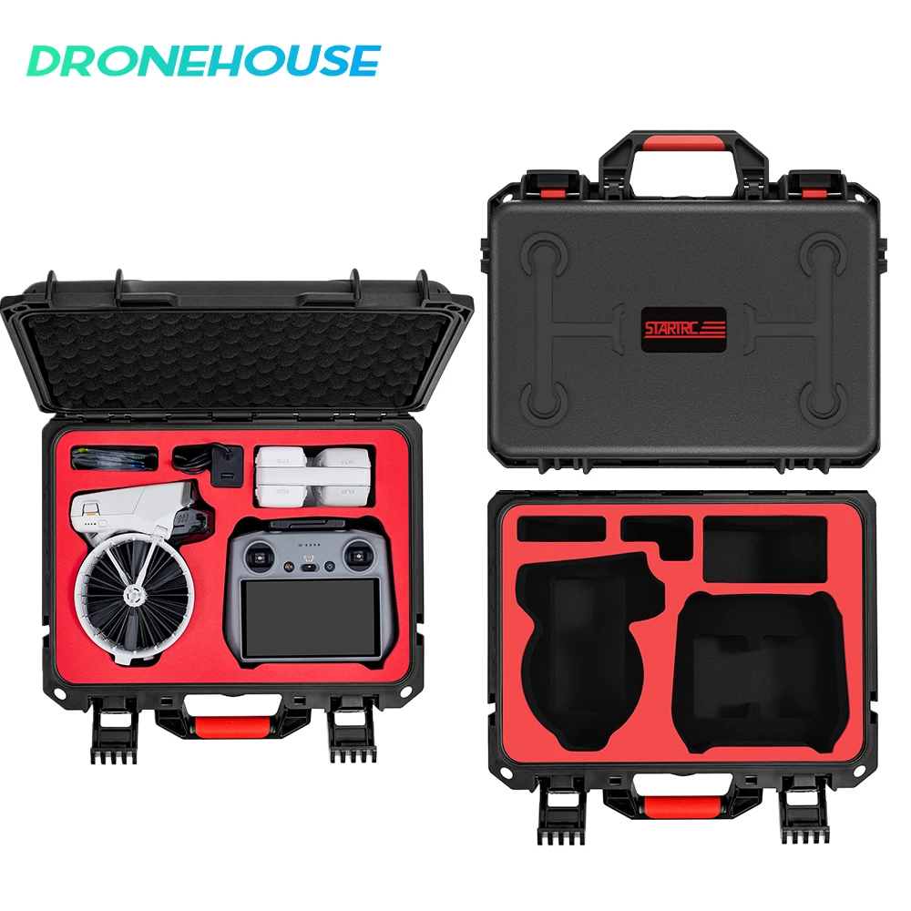 Waterproof Safety Case For DJI Flip RC 2/RC N3 Control Hard Carrying Box Storage Portable Suitcase For DJI Flip Drone Accessory