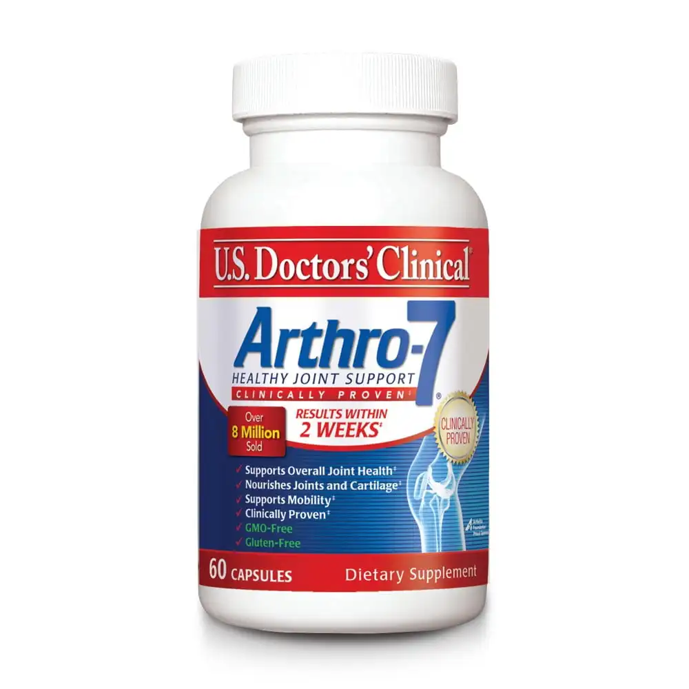 

Arthro-7 Joint Supplement Contains 7 Ingredients To Relieve Joint Discomfort, Stiffness and Improve Walking Ability