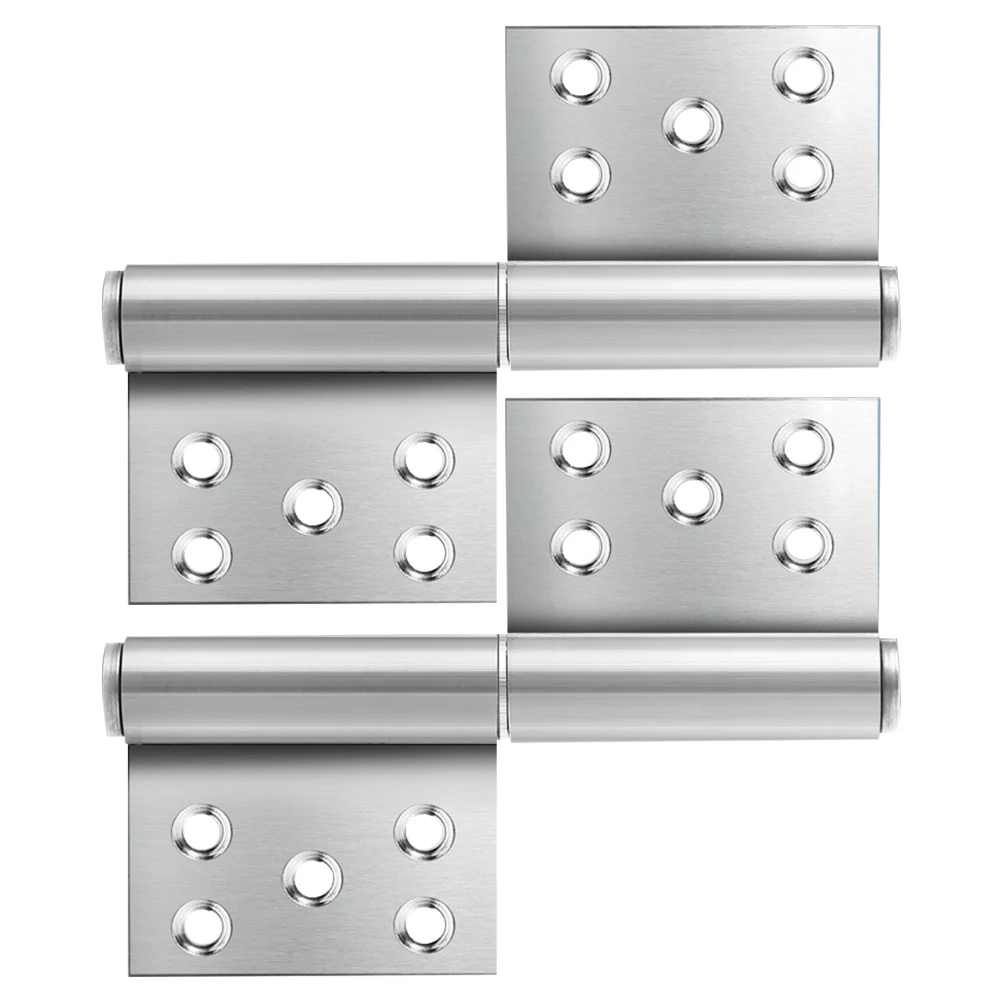 

1 Pair Flag Hinge Detachable Slip Joint Heavy Duty Stainless Steel Door Hinges For Interior Exterior Wood Cabinet Garage Mobile