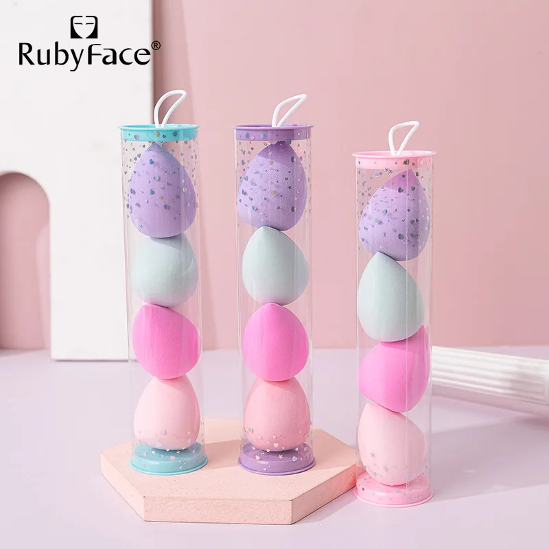 إسفنجة مكياج على شكل دلو ماء على شكل قطرة ماء غير لاتكس، أداة مكياج تجميلية منتفخة