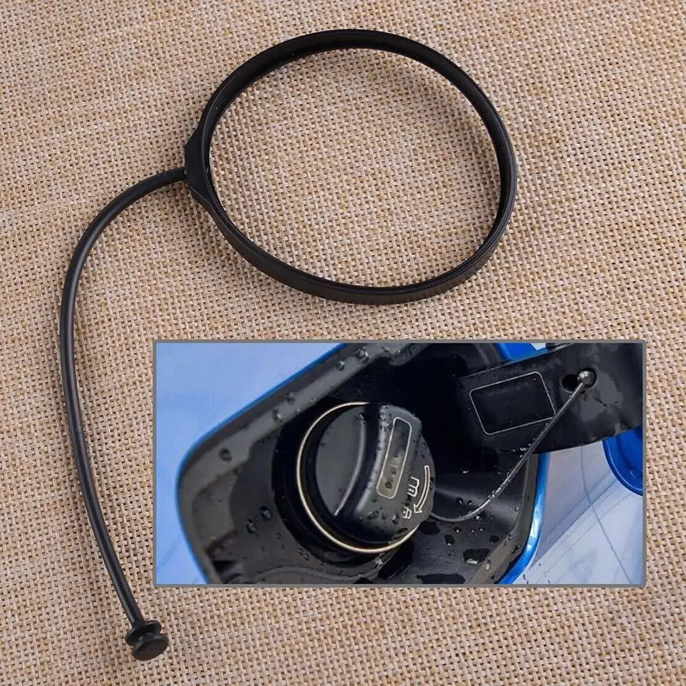 16117222391 Fuel Gas Filler Tank Band Cord Tether Ring For BMW 1 3 5 Series X3 X4 X6 Z4 Mini NBR Rubber Material Black Color